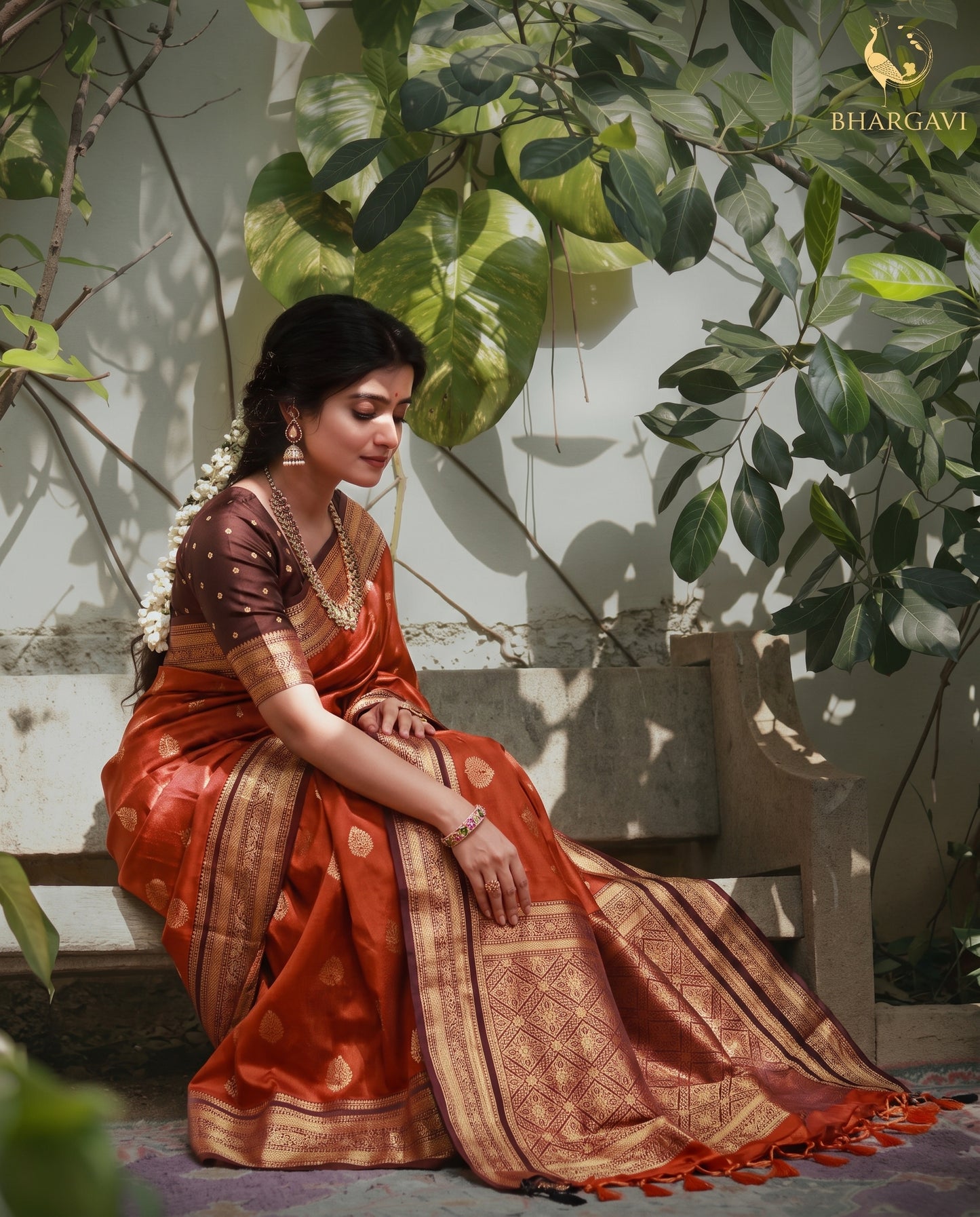 Royal Zari Butta Soft Silk Saree