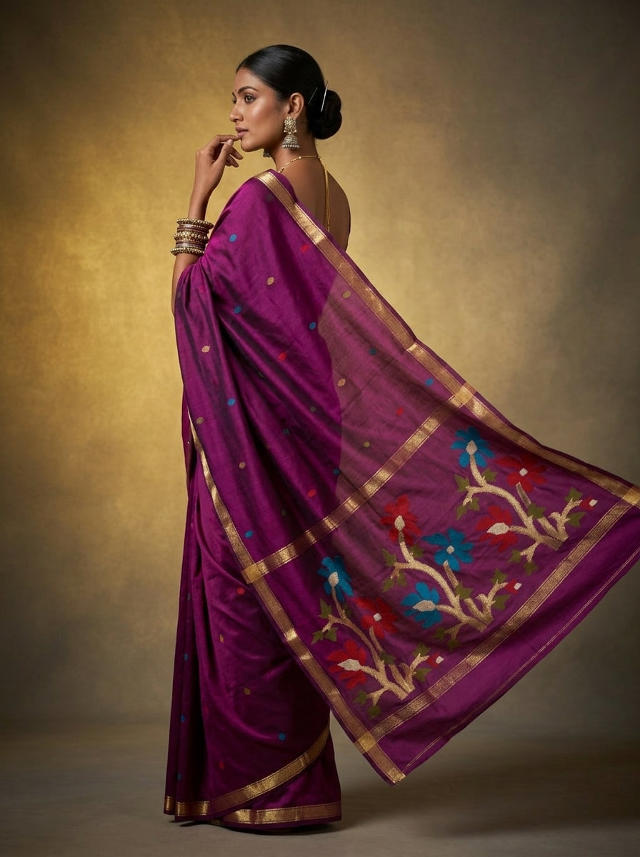 Handwoven Jamdani Saree