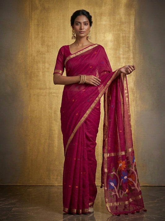Handwoven Jamdani Saree