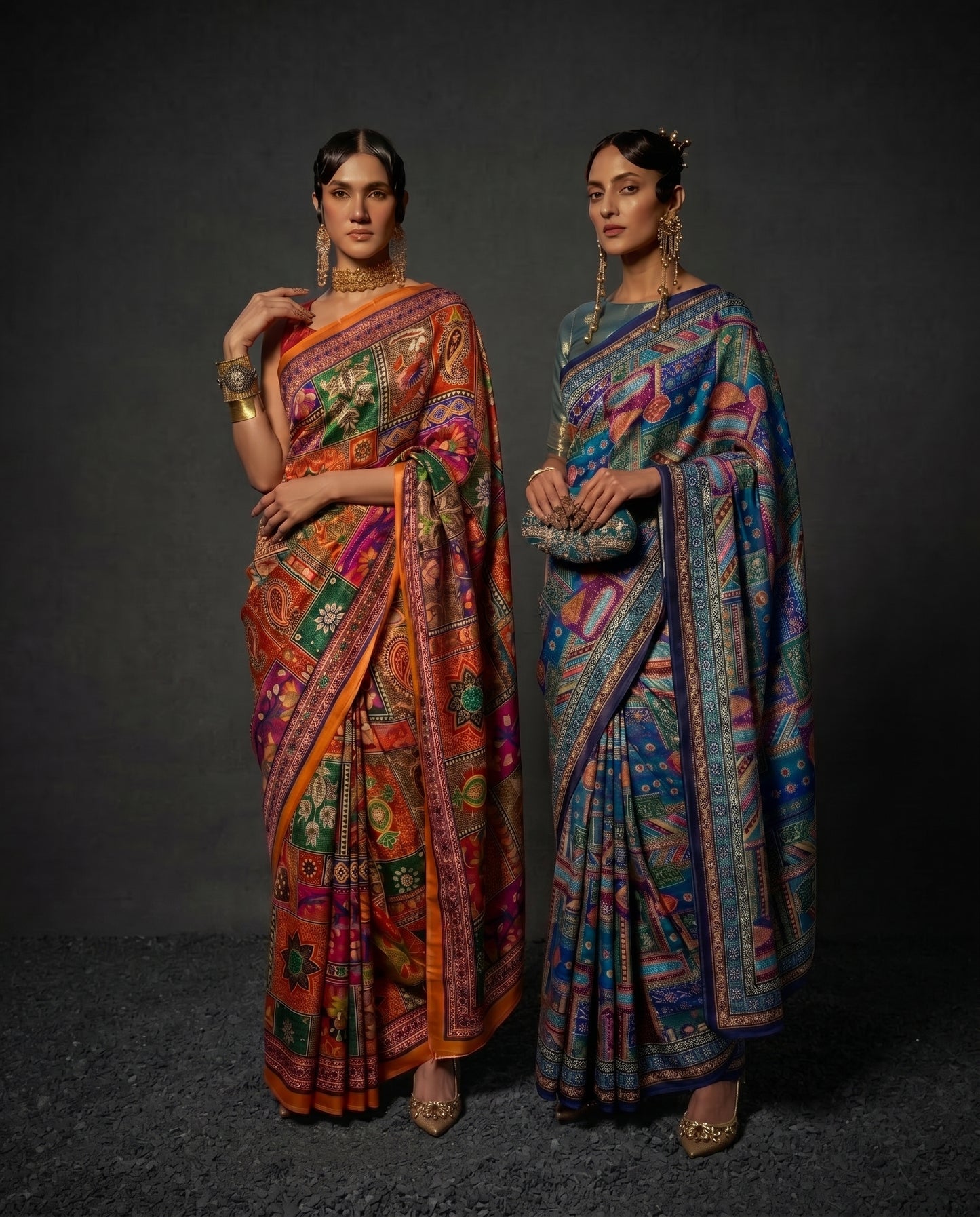 Luxury Crepe Sarees