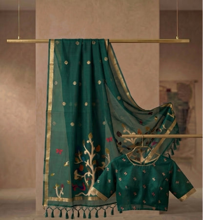 Vanya Semi Munga Silk Saree