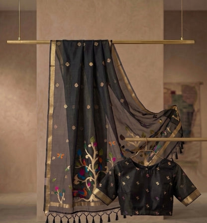 Vanya Semi Munga Silk Saree