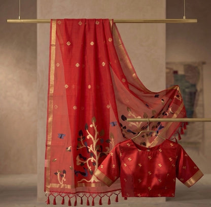 Vanya Semi Munga Silk Saree