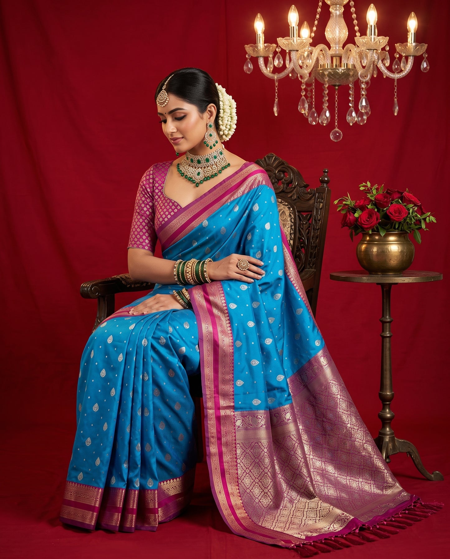 Neelambari Soft Silk Saree