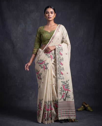 Pakhi Chanderi Cotton Saree