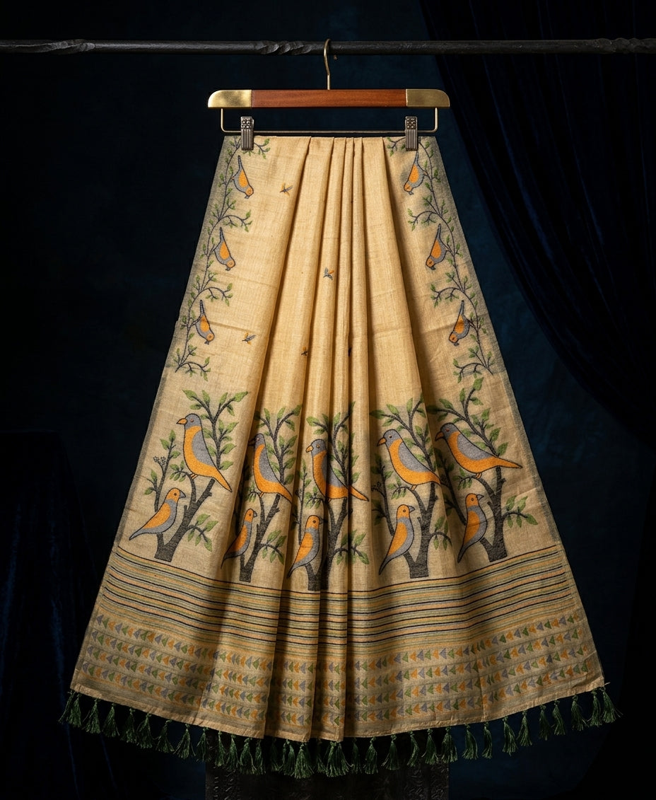 Pakhi Chanderi Cotton Saree