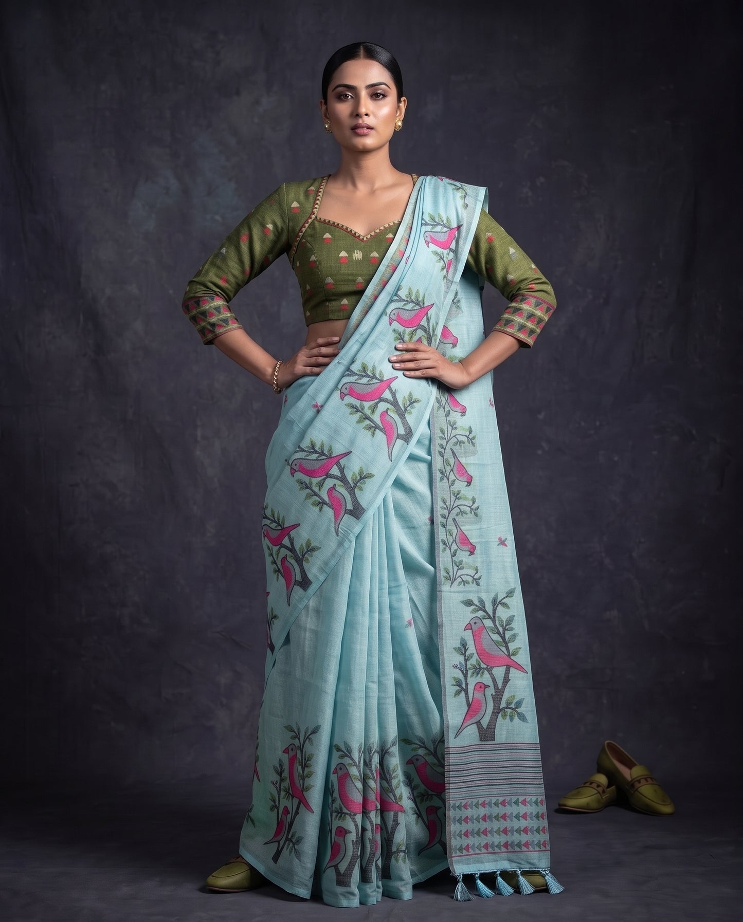 Pakhi Chanderi Cotton Saree