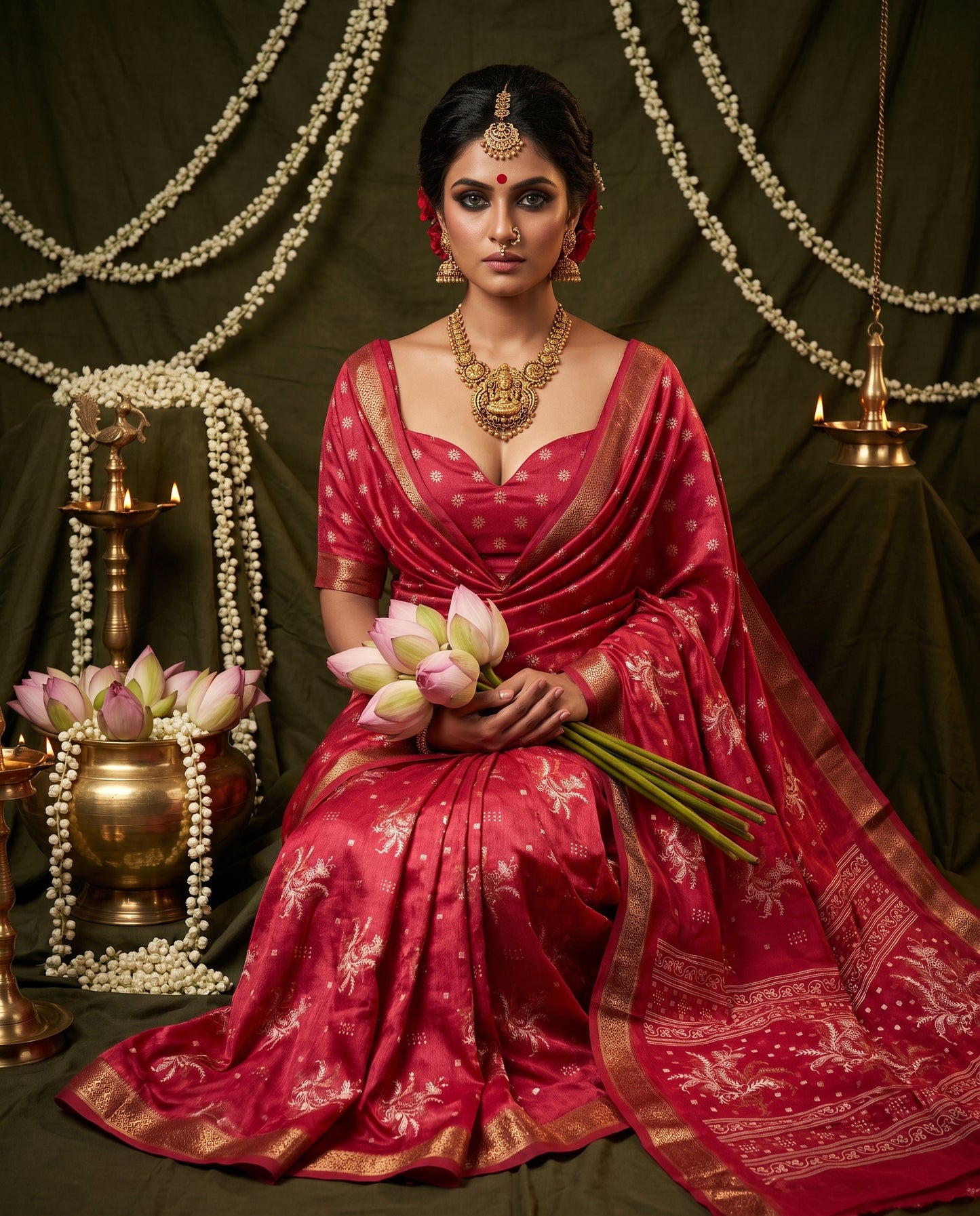 Premium Chinnon Fancy Sarees