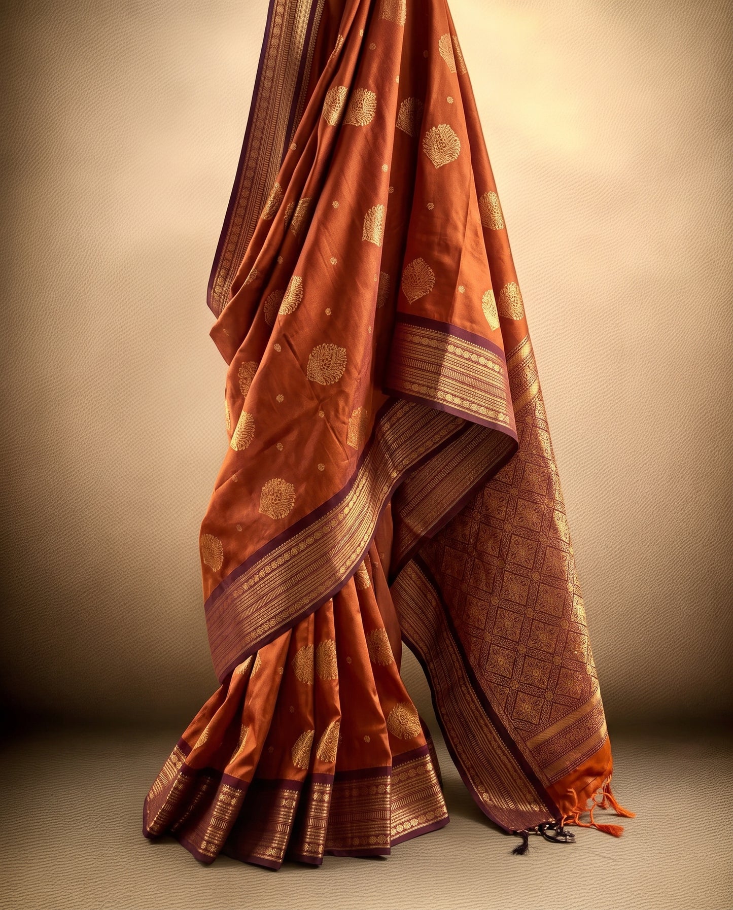 Royal Zari Butta Soft Silk Saree